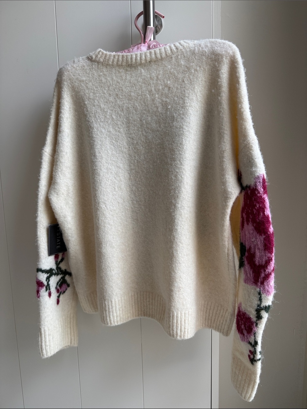 Beautiful 1. State Cream Sweater with Floral Details - Picture 9 of 11